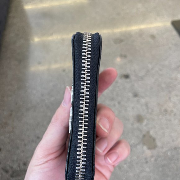 NWT ZADIG & VOLTAIRE SIGNATURE WING LOGO ALL AROUND ZIPPERED MINI WALLET - Picture 6 of 10